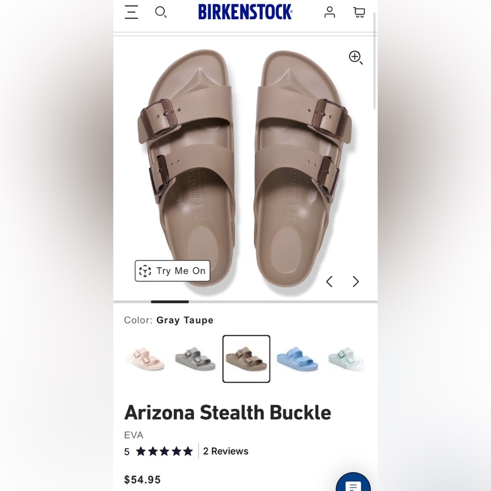 Birkenstock adult women’s Sandals in Gray Taupe